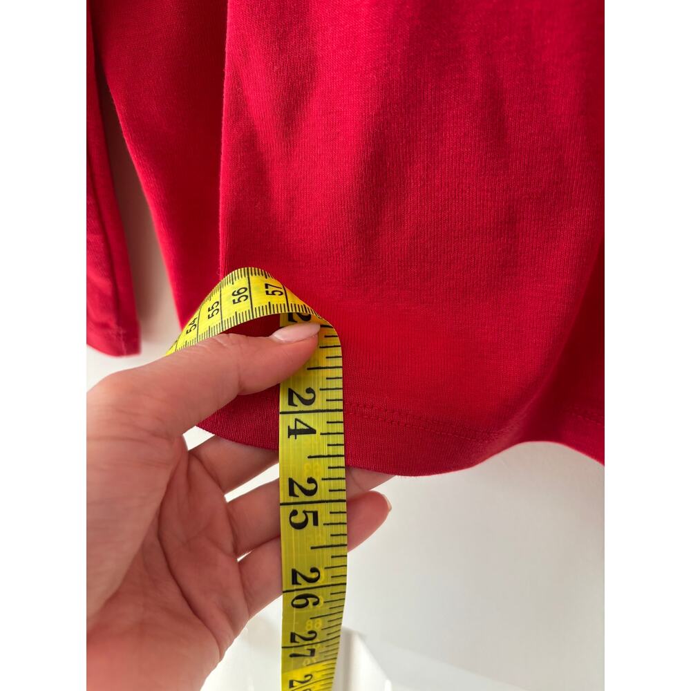 Lauren Ralph Lauren Red Long Sleeve Cotton Shirt 2X - Picture 8 of 9